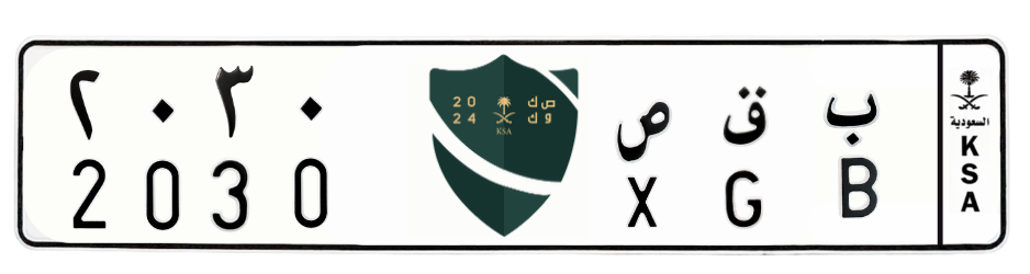 لوحة ب ق ص 2030